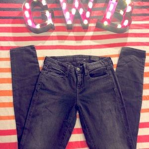 Vince The Riley Skinny Jeans in Wilshire Striped Wash Sz 25